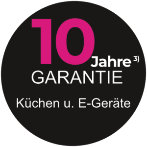 10 Jahre Garantie - XCARE+KITCHEN für Küchenbesitzer